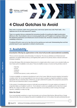 4 Cloud Gotchas to Avoid