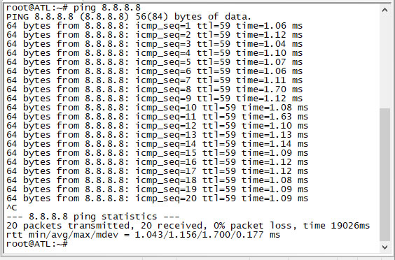 Ping команда не найдена linux