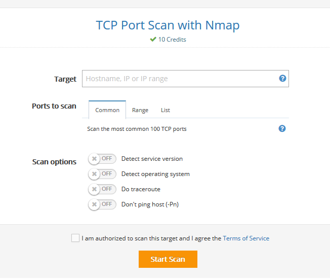 Nmap tool