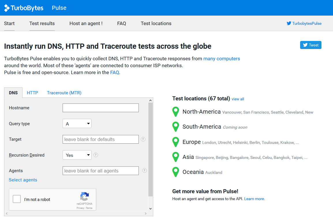 Turbobytes traceroute