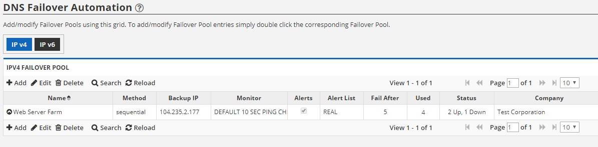 dns failover automation