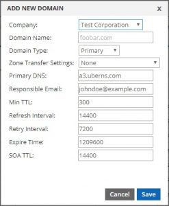 Domains Tab | Total Uptime®