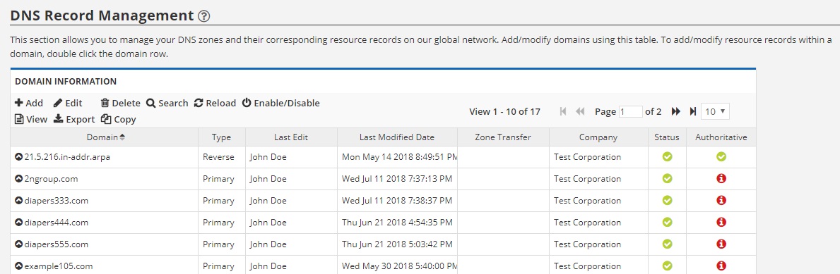 dns record management