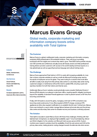 Marcus Evans Case Study